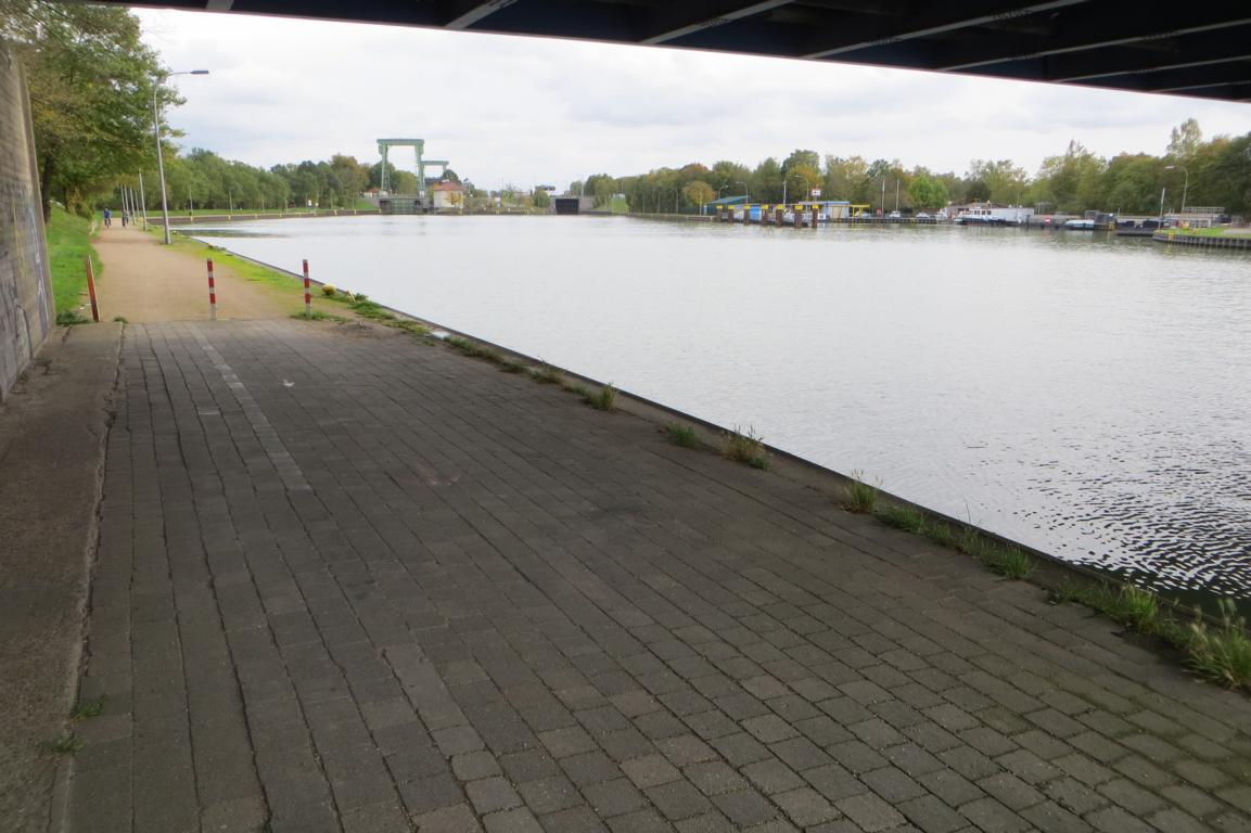 Blick auf die Schleuse Datteln Blick auf die Schleuse Datteln